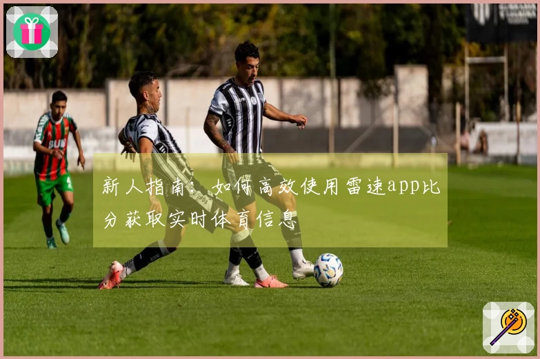 新人指南：如何高效使用雷速app比分获取实时体育信息